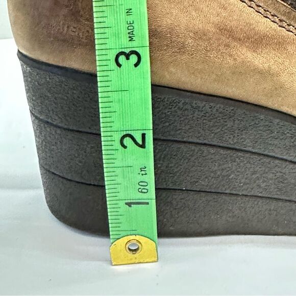 UGG Emalie stout brown leather bootie boot sherpa insole women's 11 sn 1008017 - Picture 9 of 9